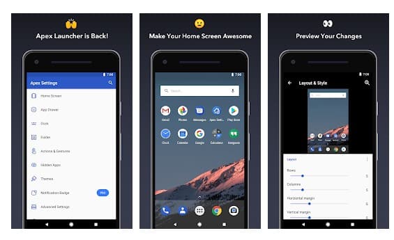 لانشر Apex Launcher